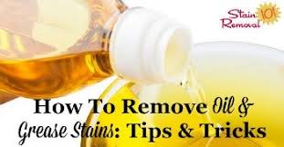 olive oil stain removal guide