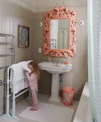 Apr 20, 2021 · just a few splashes of color can be fun and playful, like the monochromatic green accents in this space. Kids Bathroom Decor Ideas Popsugar Family