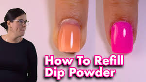 how to refill infill dip powder nails