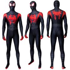 Cheap movie & tv costumes, buy quality novelty & special use directly from china suppliers:superhero spider mask man into spider this product belongs to home , and you can find similar products at all categories , novelty & special use , costumes & accessories , women's. Spider Man Into The Spider Verse Miles Morales Cosplay Costume Hd Prin Oneherosuits