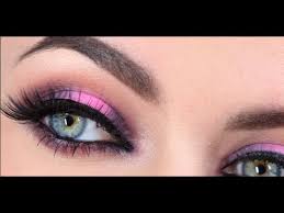 pink and brown eyeshadow combination