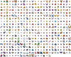 All Pokemon Pokemon Evolutions Chart Pokemon Sprites