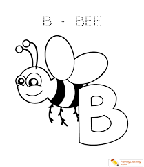 Show off your work of art and share it on our facebook page. B Is For Bee Coloring Page Free B Is For Bee Coloring Page