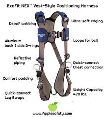 1113046 Exofit Nex Vest Style Climbing Harness Qc Qc