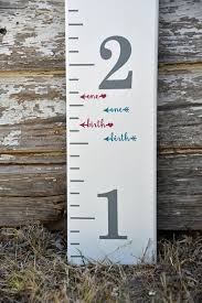 Height Marker For Growth Chart Ruler Vinyl Decal Arrow In