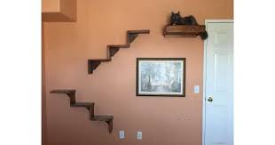 Floating Cat Wall Stairs