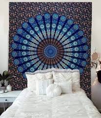 King Blue Mandala Tapestry Indian
