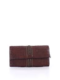 Details About Bottega Veneta Women Brown Leather Wallet One Size