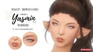 lys yasmin makeup brows lashes
