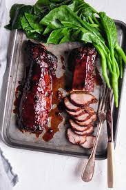 chinese bbq pork char siu with step