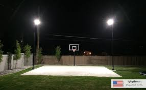 backyard basketball lighting kits