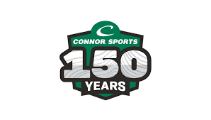 connor sports 150th anniversary logo
