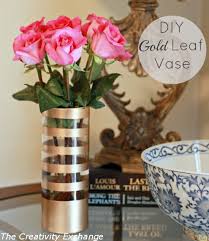 Gold Leaf Vase How To Paint On Glass