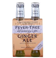 Fever Tree Refreshingly Light Ginger Ale No Artificial Sweeteners Flavourings Or Preservatives 6 8 Fl Oz Pack Of 24