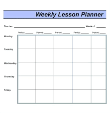 Teacher Weekly Schedule Template Chaseevents Co
