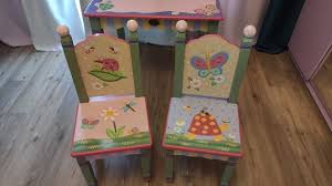 Kids Painted Wooden Magic Garden Table