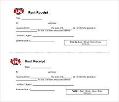 Rent Payment Receipt Sample Of Rental Payment Receipt Free Download
