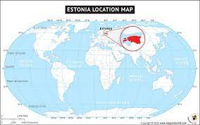 estonia map map of estonia