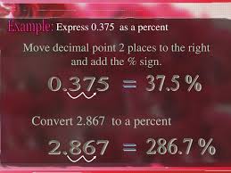 How to convert 0/375 to percent percent formula = x/y *100, where Ppt Fractions Decimals And Percents Powerpoint Presentation Free Download Id 5914319