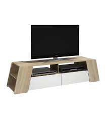 Ebay wir verkaufen ein moderner tv lowboard 170 unterschrank eiche wotan schwarz oder weiß. Tv Schrank Bridge Weiss Eiche Mit 2 Schubladen