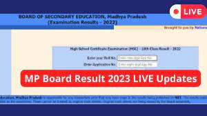 mp board result 2023 declared live