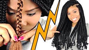 how to box braids for beginners step
