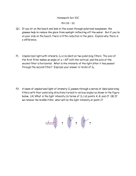 homework set 33c ph 113 10