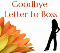 goodbye letter to boss free letters