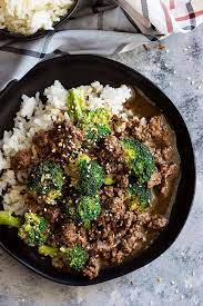 ground beef and broccoli recipe