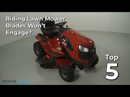 lawn mower blades won t engage repair