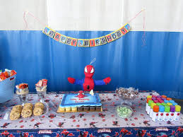 spiderman birthday party 53 weeks