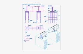 steel beam to concrete wall connection