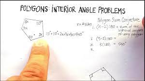 polygons interior angle problems you