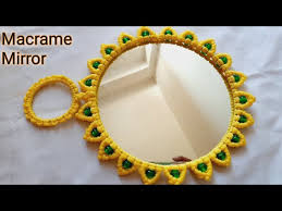 Macrame Mirror Round Shape Macrame