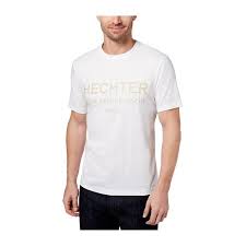 Daniel Hechter Mens Paris Graphic T Shirt Brightwhite S
