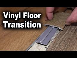 install vinyl flooring transition strip