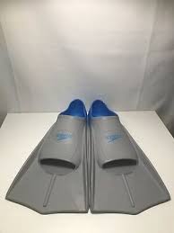 Speedo Short Blade Swim Training Fins Blue Medium 24 95