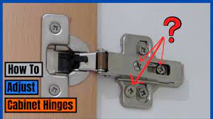 how to adjust cabinet hinges you
