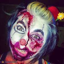 creepy clown halloween costume mind