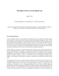 The deeper issue is the right to privacy, but that is more. Pdf The Right To Privacy In The Digital Age