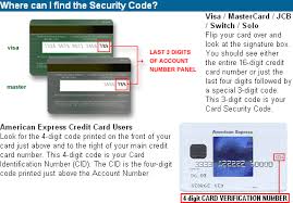 A card security code (csc; Credit Card Security Code