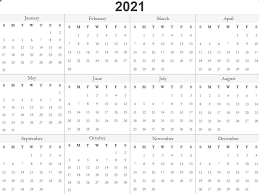 This form of calendar provides a number of advantages and is the right addition to your life. 2021 Calendar Template Pdf Word Excel Free Download
