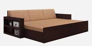 Buy Ace Pull Out Sofa Cum Bed In Teak