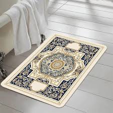 plaid wood floor rug mat