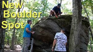 cleaning a new boulder spot you