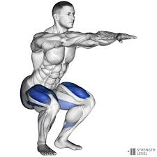bodyweight squat standards for men and