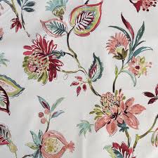 Floral pattern are available in latest collections at reasonable prices upon alibaaba.com. Matilda Fabric Pink Blooms A Large Scale Vintage Traditional Floral Print In Wine Teal And Moss From Floral Print Fabric Bird Print Fabric Printing On Fabric