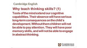 Helping Learners Think for Themselves  A Task Based Approach to     YouTube Critical thinking Criteria in EFL Writing Assessment among Chinese University  Students