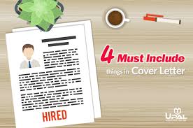 4 must include things in cover letter