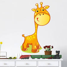 Kids Wall Sticker Giraffe Breeding